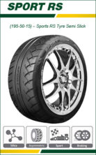 (195-50-15) - Sports RS Tyre Semi Slick
