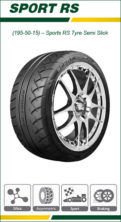 (195-50-15) – Sports RS Tyre Semi Slick